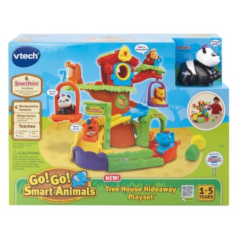 Vtech go go smart on sale animals tree house hideaway playset